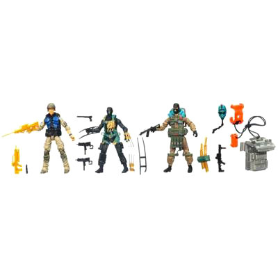 Игровой набор 'G.I. Joe Tactical Ninja Team' с 3-мя фигурками 10см, 'G.I.Joe: Бросок кобры 2', Hasbro [98965] Игровой набор 'G.I. Joe Tactical Ninja Team' с 3-мя фигурками 10см, 'G.I.Joe: Бросок кобры 2', Hasbro [98965]