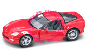 Модель автомобиля Chevrolet Z06 2007, 1:24, красная, Yat Ming [24207rd]
