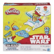 Набор для детского творчества с пластилином 'Звёздные Войны: Люк Скайуокер и Сноутрупер' (Star Wars: Luke Skywalker & Snowtrooper), из серии 'Баночкоголовые' (Can-Heads), Play-Doh/Hasbro [B2918]