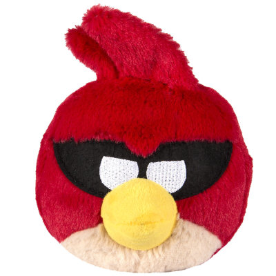 Мягкая игрушка &#039;Красная космическая злая птичка&#039; (Angry Birds Space - Red Bird), 12 см, со звуком, Commonwealth Toys [92570-R] Мягкая игрушка 'Красная космическая злая птичка' (Angry Birds Space - Red Bird), 12 см, со звуком, Commonwealth Toys [92570-R]