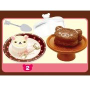 Набор аксессуаров для кукольного шоколадного кафе в стиле мишек Rilakkuma, Re-Ment [17010-2]