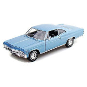 Модель автомобиля Chevrolet Impala 1965, голубой металлик, серия 'Old Timer' 1:24, Welly [22417W-LB]