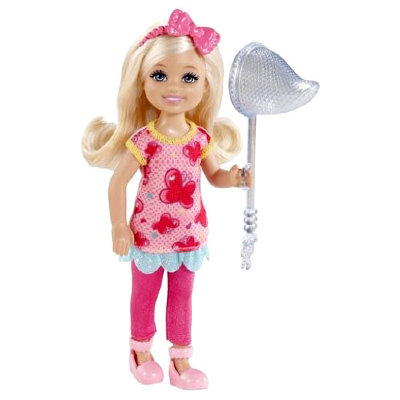 Кукла &#039;Челси с сачком&#039; (Chelsea), из серии &#039;Челси и друзья&#039;, Barbie, Mattel [BDG40] Кукла 'Челси с сачком' (Chelsea), из серии 'Челси и друзья', Barbie, Mattel [BDG40]