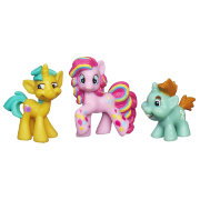 Набор мини-пони 'Ньюсмейкеры Понивилля' (Ponyville Newsmaker) - Snailsquirm, Snipsy Snap, Rainbowfied Pinkie Pie, My Little Pony [A6688]