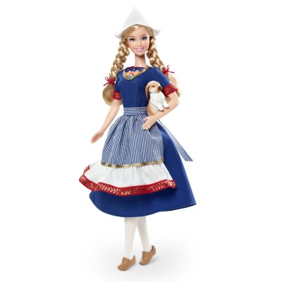 Барби Голландия (Holland Barbie Doll) из серии &#039;Куклы мира&#039;, Barbie Pink Label, коллекционная Mattel [W3325] Барби Голландия (Holland Barbie Doll) из серии 'Куклы мира', Barbie Pink Label, коллекционная Mattel [W3325]