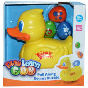 * Игрушка-каталка 'Утка с яйцами' (Egging Duckie), из серии Play Learn Fun, Keenway [31515]