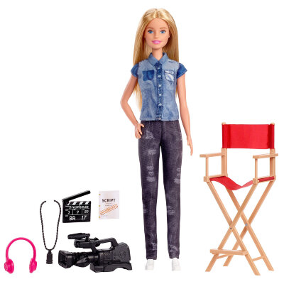 Кукла Барби &#039;Режиссер&#039;, из серии &#039;Я могу стать&#039;, Barbie, Mattel [GML86] Кукла Барби 'Режиссер', из серии 'Я могу стать', Barbie, Mattel [GML86]