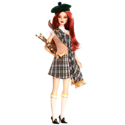 Кукла Барби 'Шотландия' (Scotland Barbie), коллекционная, Mattel [N4973] Кукла Барби 'Франция' (France Barbie), коллекционная, Mattel [N4972]