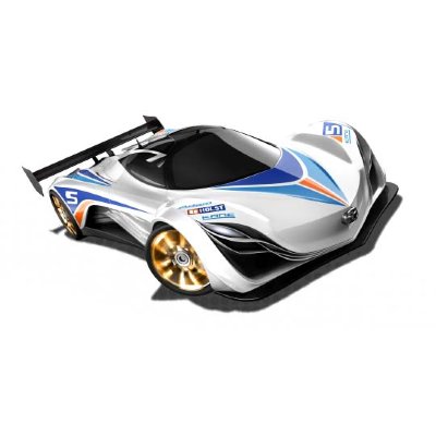 Коллекционная модель автомобиля Mazda Furai - HW City 2012, белая, Hot Wheels, Mattel [V5395] Коллекционная модель автомобиля Mazda Furai - HW City 2012, белая, Hot Wheels, Mattel [V5395]