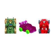 Набор из трех трансформеров 'Cliffjumper BP001, Decepticon Brawl BP002, Dirt Boss Super Bot 005', Bot Shots Battle Game!, Hasbro [A2579]