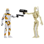 Комплект фигурок Battle Droid и 212th Battalion Clone Trooper MS04, из серии 'Star Wars' (Звездные войны), Hasbro [A5232]