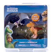 Набор фигурок 'Динозавры Рамси и Громоклюв' (Ramsey & Thunderclap), 'Хороший динозавр' (The Good Dinosaur), Disney/Pixar, Tomy [L62304]
