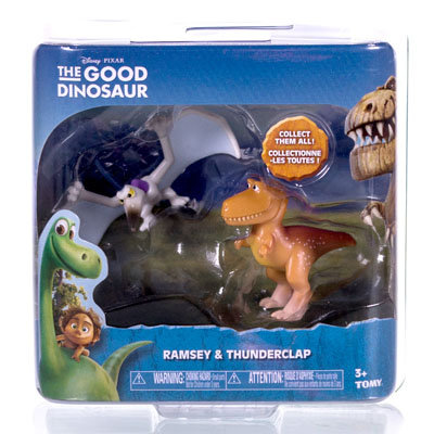 Набор фигурок &#039;Динозавры Рамси и Громоклюв&#039; (Ramsey &amp; Thunderclap), &#039;Хороший динозавр&#039; (The Good Dinosaur), Disney/Pixar, Tomy [L62304] Набор фигурок 'Динозавры Рамси и Громоклюв' (Ramsey &amp; Thunderclap), 'Хороший динозавр' (The Good Dinosaur), Disney/Pixar, Tomy [L62304]