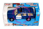 Модель полицейского автомобиля, синяя, 1:40-1:43, Pull-Back, Maisto [21001-23]