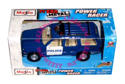 Модель полицейского автомобиля, синяя, 1:40-1:43, Pull-Back, Maisto [21001-23] Модель полицейского автомобиля, синяя, 1:40-1:43, Pull-Back, Maisto [21001-23]