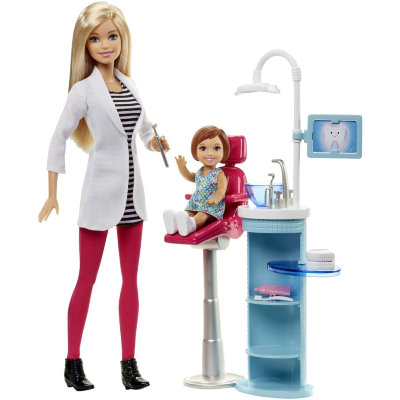 Кукла Барби &#039;Стоматолог&#039;, из серии &#039;Я могу стать&#039;, Barbie, Mattel [DHB64] Кукла Барби 'Стоматолог', из серии 'Я могу стать', Barbie, Mattel [DHB64]