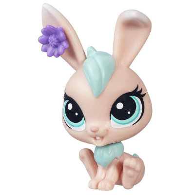 Одиночная зверюшка 'Зайчик Sweetsie Fluffdale', из серии Pets in the City, Littlest Pet Shop [B5241] Одиночная зверюшка 'Зайчик Sweetsie Fluffdale', из серии Pets in the City, Littlest Pet Shop [B5241]