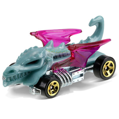 Модель автомобиля &#039;Dragon Blaster&#039;, Голубая, Street Beasts, Hot Wheels [DVC22] Модель автомобиля 'Dragon Blaster', Голубая, Street Beasts, Hot Wheels [DVC22]
