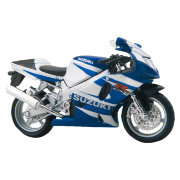 Модель мотоцикла Suzuki GSX-R750, 1:18, сине-белая, Bburago [18-51008BW]