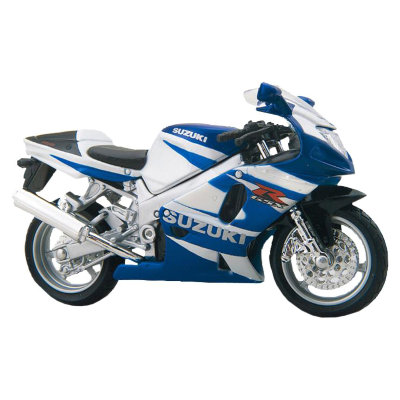 Модель мотоцикла Suzuki GSX-R750, 1:18, сине-белая, Bburago [18-51008BW] Модель мотоцикла Suzuki GSX-R750, 1:18, сине-белая, Bburago [18-51008BW]