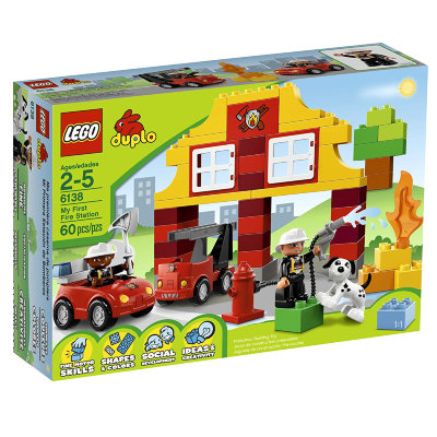 Конструктор &#039;Мой первый пожарный участок&#039;, серия &#039;Пожарная служба&#039;, Lego Duplo [6138] Конструктор 'Мой первый пожарный участок', серия 'Пожарная служба', Lego Duplo [6138]