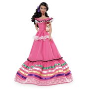 Барби Мексика (Mexico Barbie Doll) из серии 'Куклы мира', Barbie Pink Label, коллекционная Mattel [W3374]
