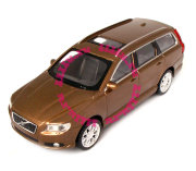 Модель автомобиля Volvo V70 1:43, коричневый металлик, Rastar [41000v70br]