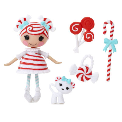 Мини-кукла &#039;Mint E. Stripes&#039;, 7 см, зимняя серия 2014, Lalaloopsy Mini [502296-MES] Мини-кукла 'Mint E. Stripes', 7 см, зимняя серия 2014, Lalaloopsy Mini [502296-MES]