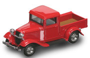 Модель автомобиля Ford Pick Up 1934, красная, 1:43, Yat Ming [94232R]