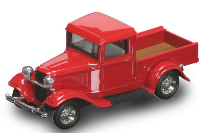 Модель автомобиля Ford Pick Up 1934, красная, 1:43, Yat Ming [94232R] Модель автомобиля Ford Pick Up 1934, красная, 1:43, Yat Ming [94232R]