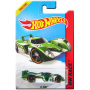 Коллекционная модель автомобиля 24 Ours - HW Race 2014, зеленая, Hot Wheels, Mattel [BFG55]