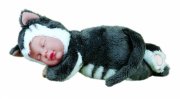 Кукла 'Спящий младенец-котенок', 23 см, Anne Geddes [579122]