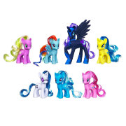 Набор из 7 пони 'Избранная коллекция с Лунной Пони' (Nightmare Moon), специальный эксклюзивный выпуск, My Little Pony - Friendship is Magic, Hasbro [A0634]
