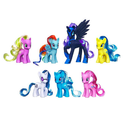 Набор из 7 пони &#039;Избранная коллекция с Лунной Пони&#039; (Nightmare Moon), специальный эксклюзивный выпуск, My Little Pony - Friendship is Magic, Hasbro [A0634] Набор из 7 пони 'Избранная коллекция с Лунной Пони' (Nightmare Moon), специальный эксклюзивный выпуск, My Little Pony - Friendship is Magic, Hasbro [A0634]