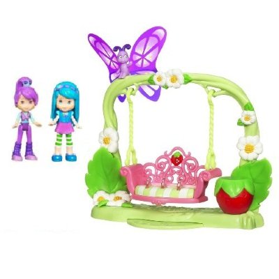 Игровой набор 'Качели' с куклами Сливкой и Голубичкой 8 см, Strawberry Shortcake, Hasbro [21463] Игровой набор 'Качели' с куклами Сливкой и Голубичкой 8 см, Strawberry Shortcake, Hasbro [21463]