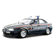 Модель автомобиля карабинеров Италии Alfa Romeo 156 Guardia di Finanza 1:24, темно-синяя, из серии Security Team, BBurago [18-22034]